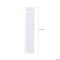 Large White 2 1/4" x 11 1/2" Organza Drawstring Bags for Hand Fans